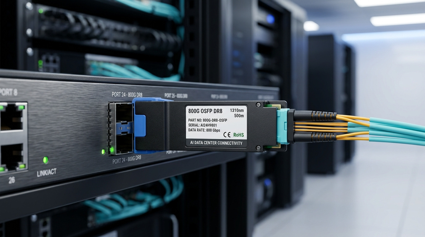 CCTV fiber module for long camera links: SFP choice and fit