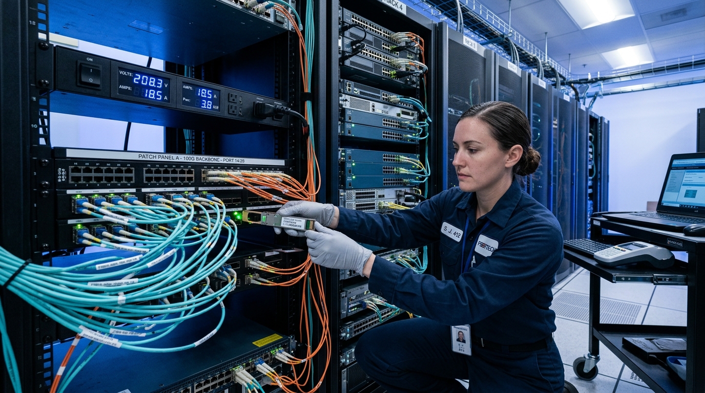 Edge computing technology powered by optical transceivers: a measured case