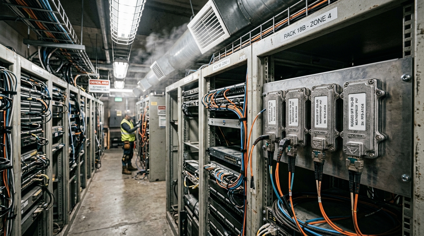 High Density Fiber Module: 12x10G CXP for Dense Links