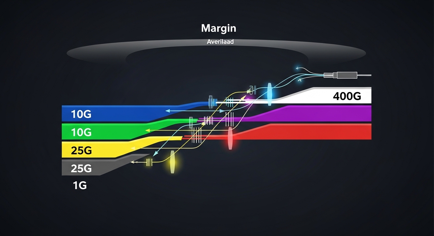 Network performance gains: advanced optics in a leaf-spine case study