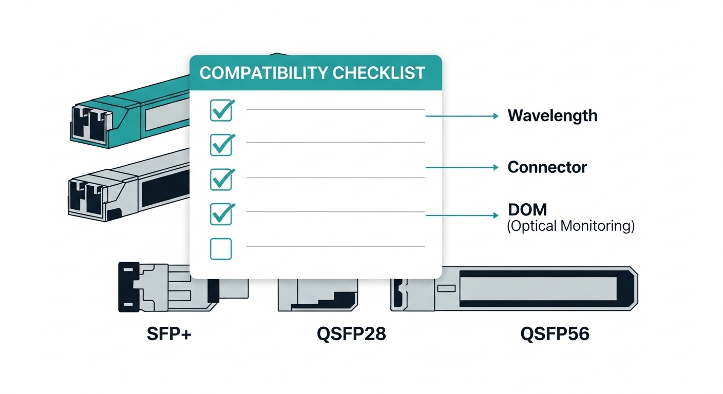 IEEE 802.3 transceiver checklist: pick optics that actually link up