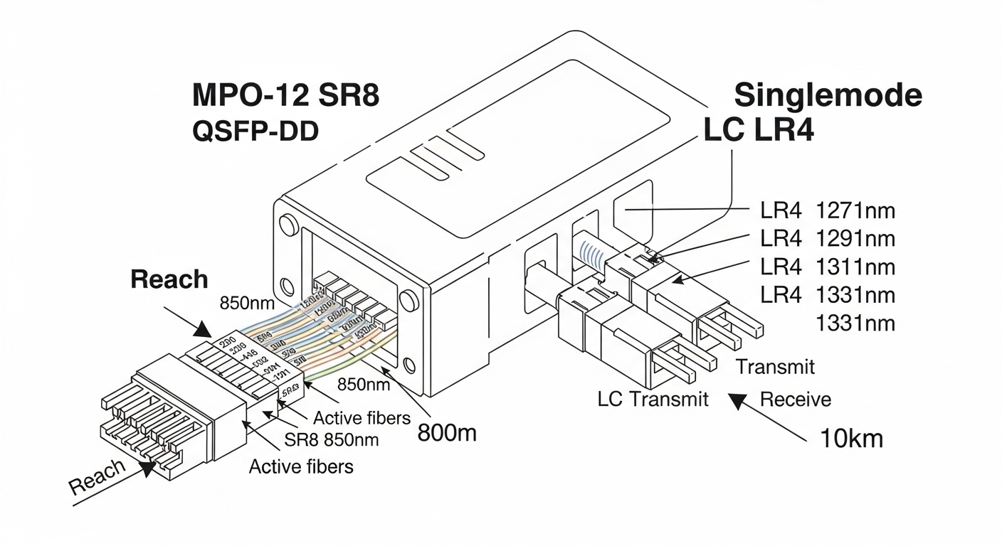 Buying guide for AI/ML optical transceivers: SR vs LR
