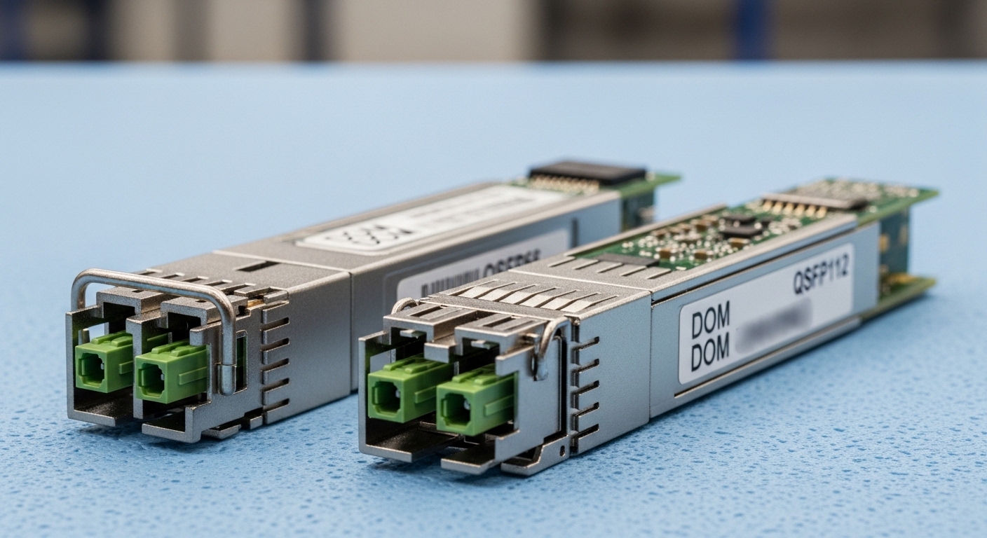 Multi-Core Fiber Optic SDM Transceivers: A Leaf-Spine Case Study