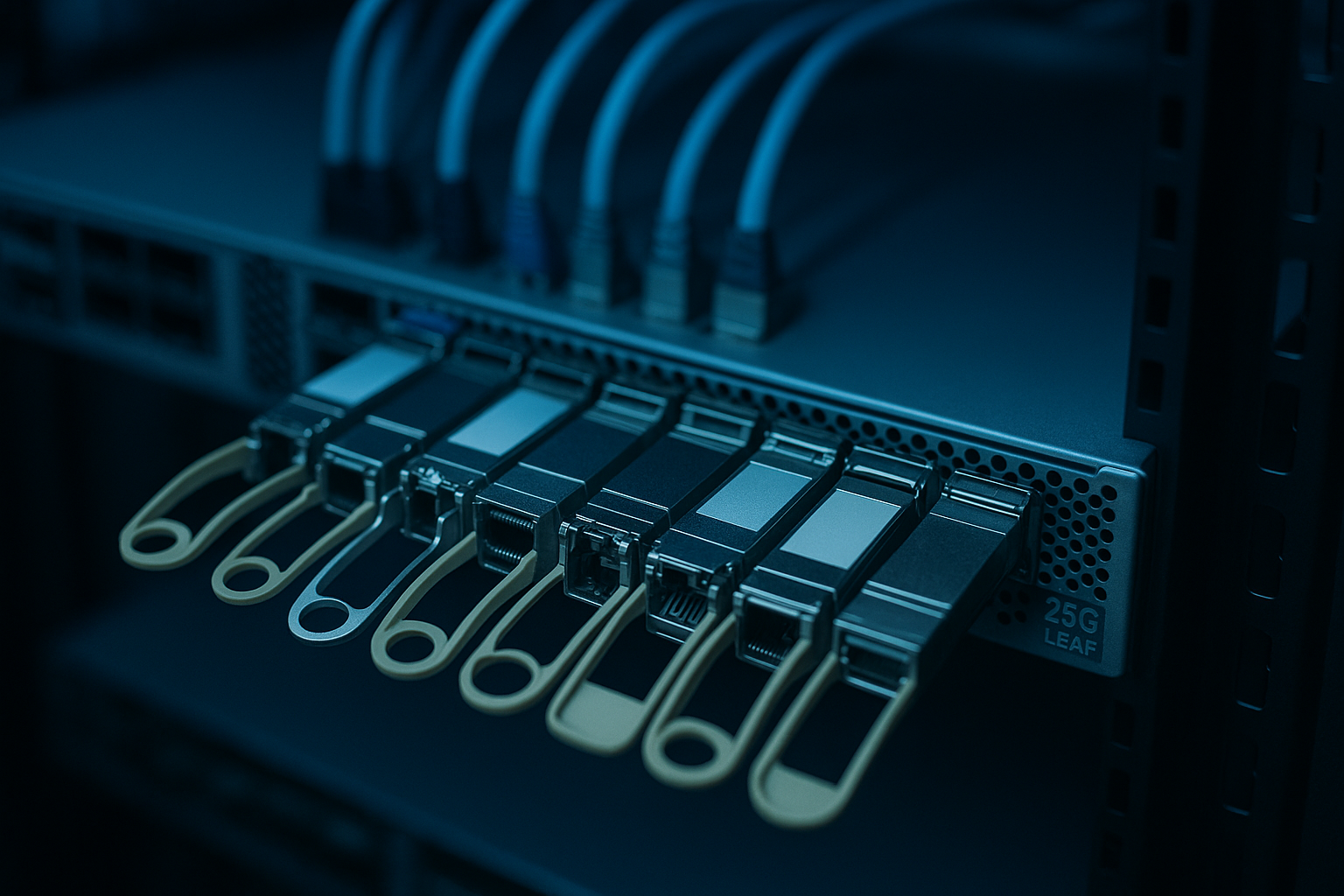Leaf switch optics for 400G spine-leaf: SR vs LR and module choices