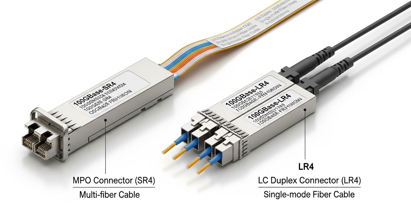 Optical Modules for AI/ML Clusters: SR vs DR vs FR