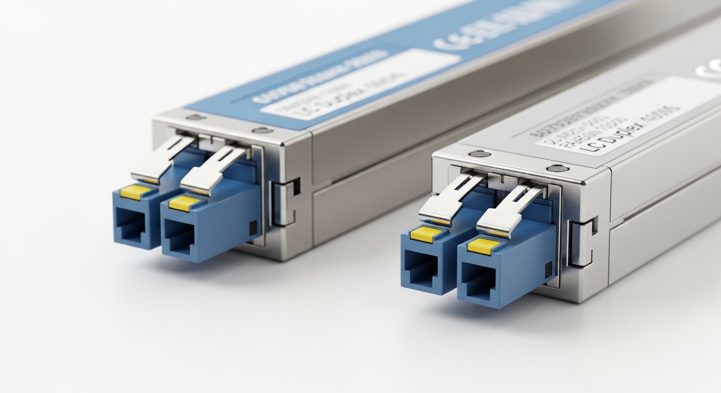 Keyence fiber module for Omron SFP links: field case