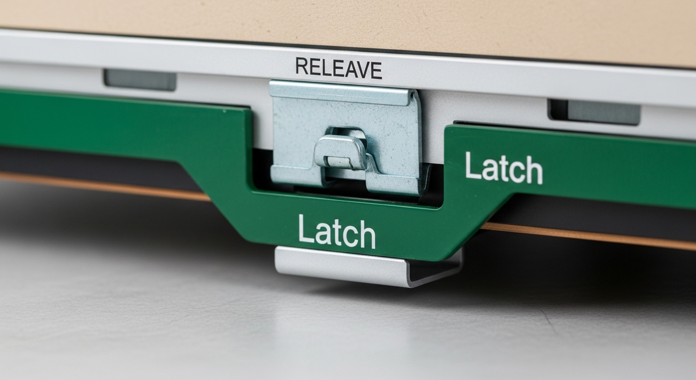 High-resolution technical illustration comparing OSFP and QSFP-DD800 side-by-side, with callouts for latch, optical window, a