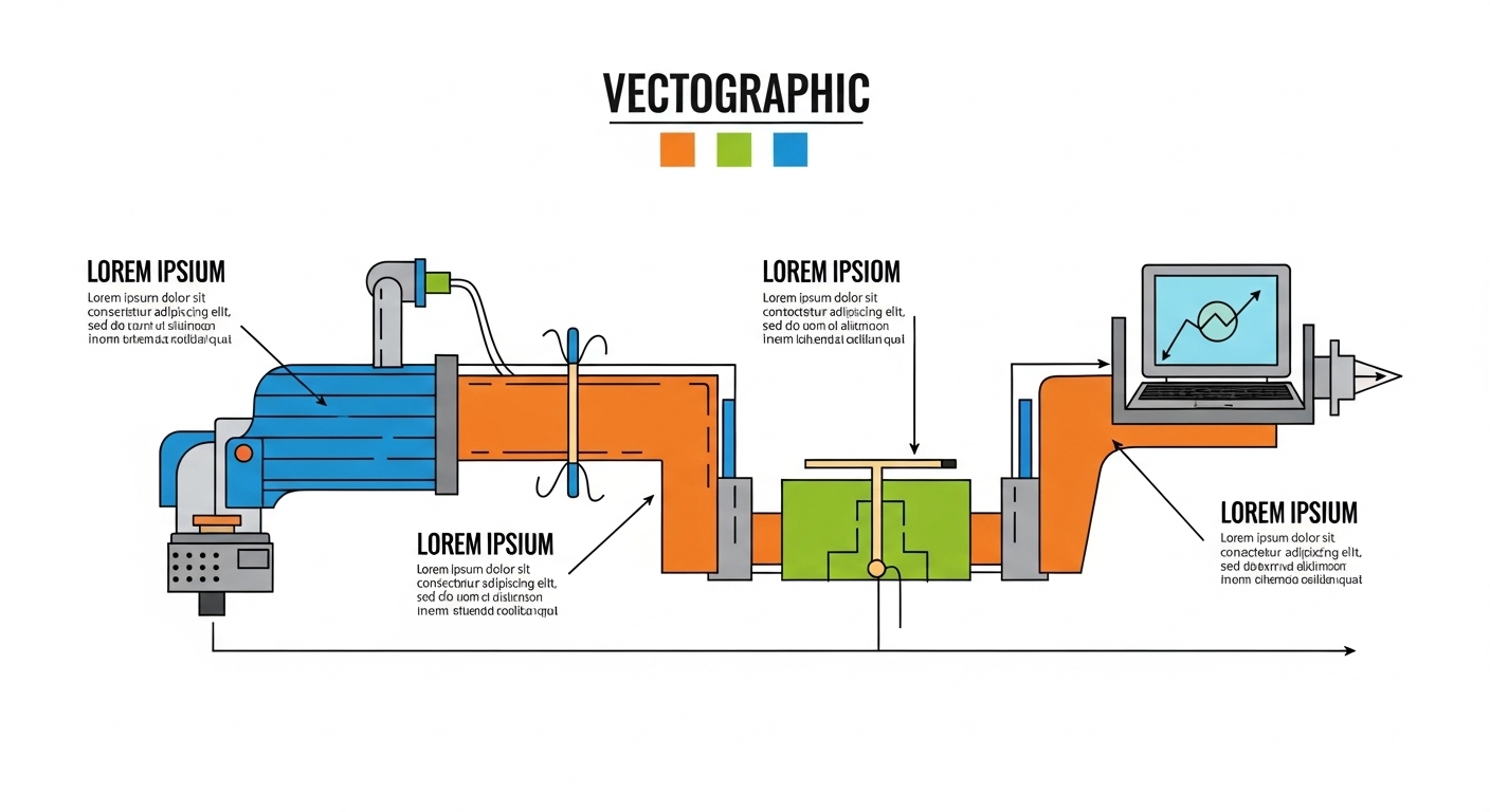 Clean vector illustration style showing a fiber link budget diagram: a UniFi switch port symbol connected to an SFP transceiv