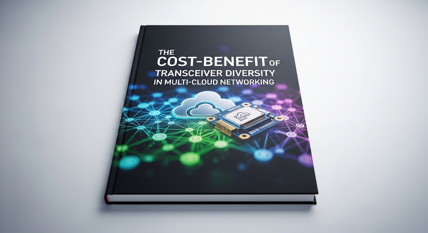 Professional product photography of cost-benefit analysis, The Cost-Benefit of Transceiver Diversity in Multi-Cloud Networkin
