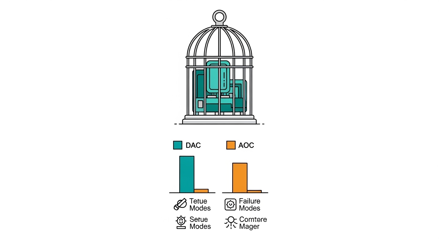 Clean vector illustration of a 400G QSFP-DD cage with two parallel signal paths, one labeled “DAC: copper equalization” and o